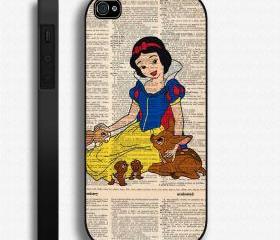  iPhone 5 Case, iPhone 4 Case, iPhone 4s Case, Unique iPhone Case, iPhone Case Cover, Snow White (DEFAULT : iPhone 5 Black Case)